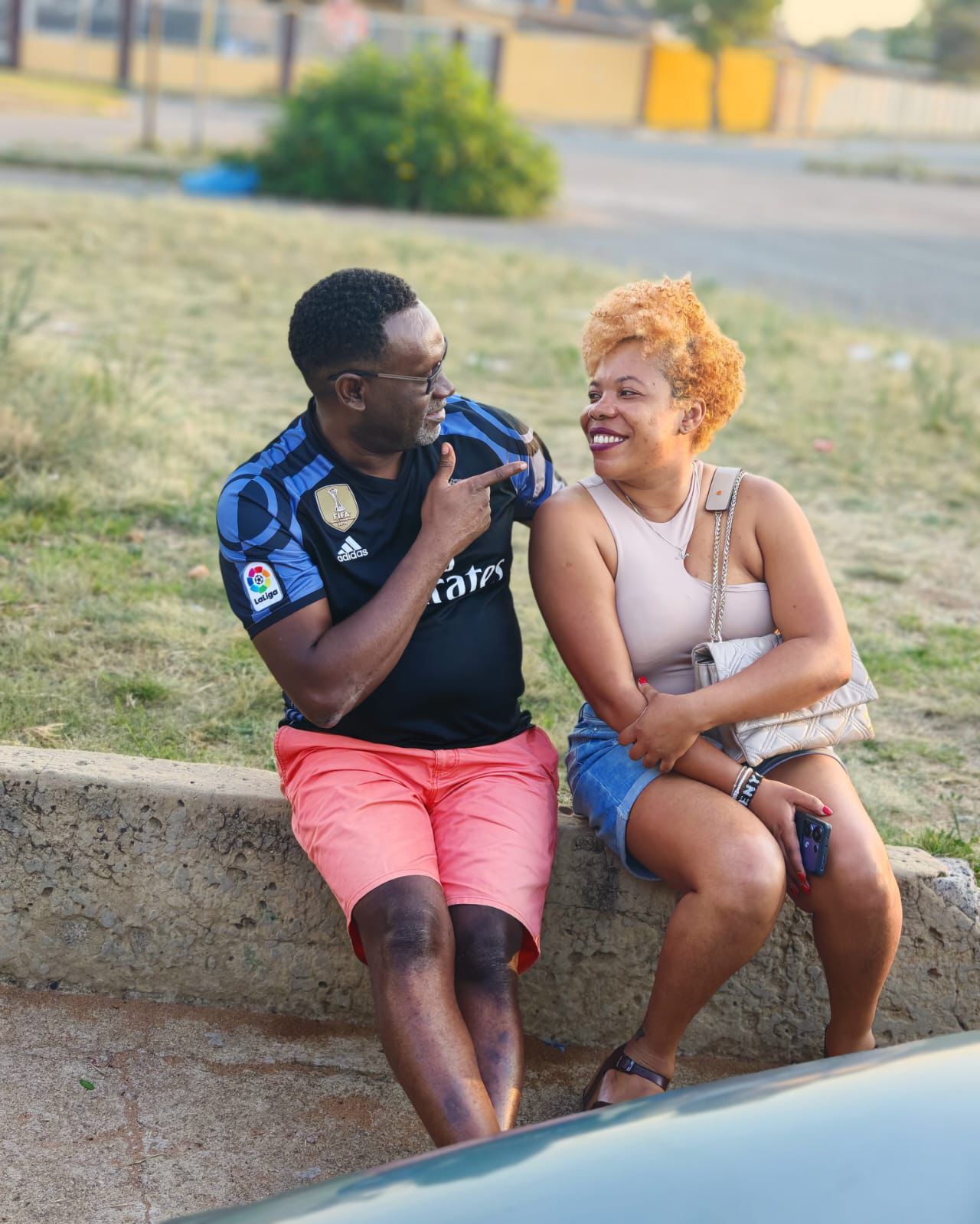 Conversa e sorriso